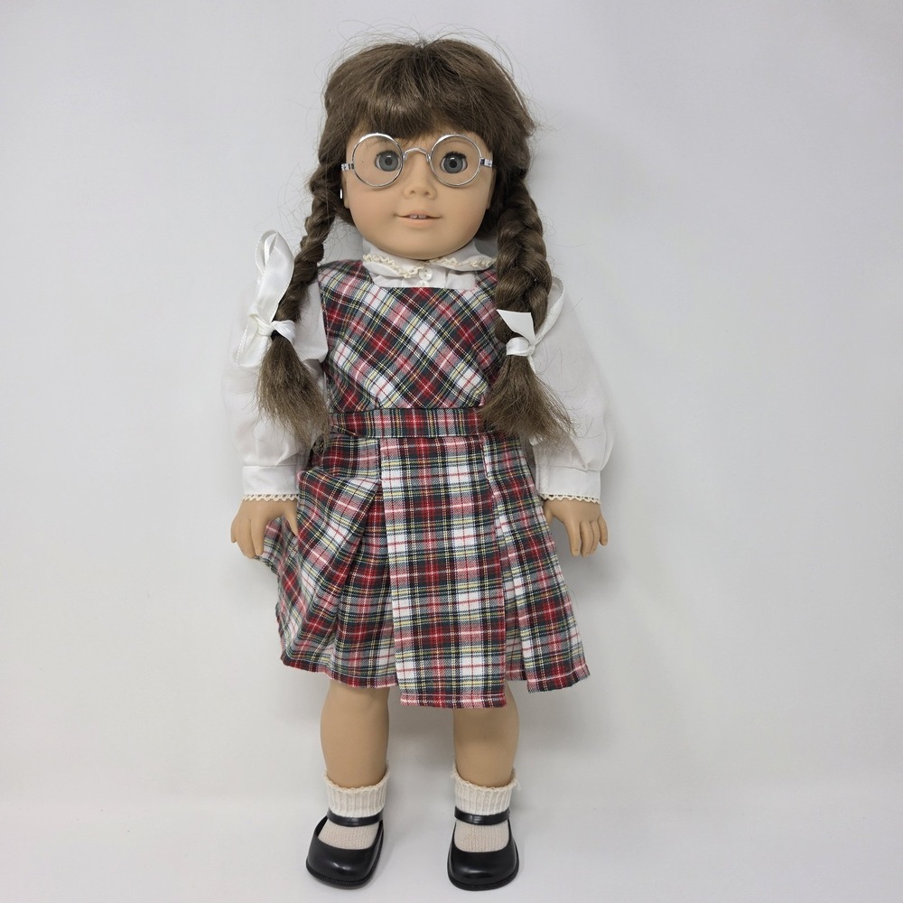 Vintage Pleasant Company ~ American Girl Doll Molly ~ in Plaid School Outfit